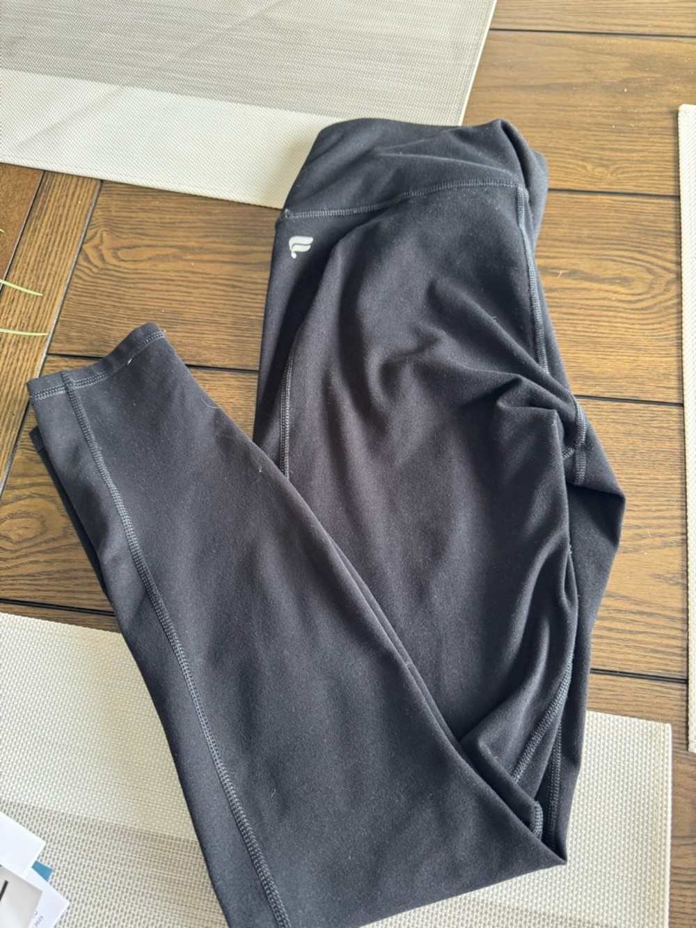 Black fabletic Leggings - Performance Stretch Bottoms